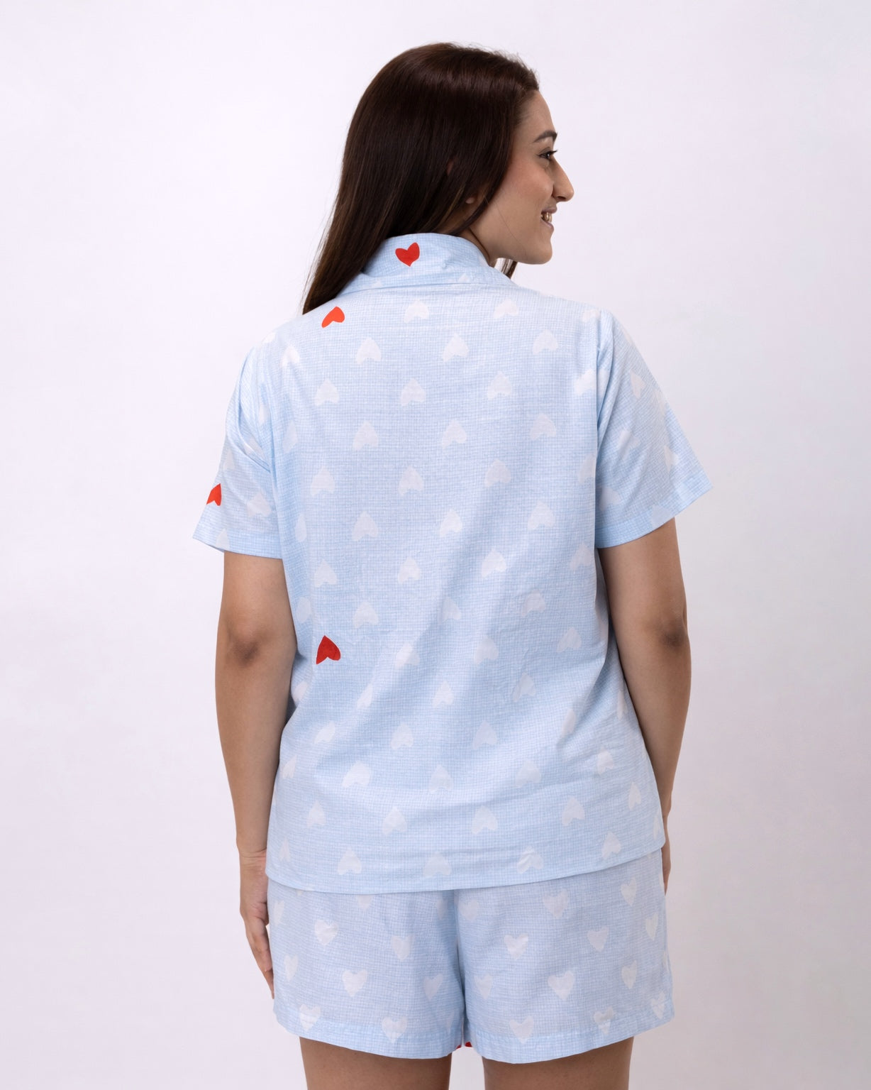 The Braless Shirt & Shorts Set